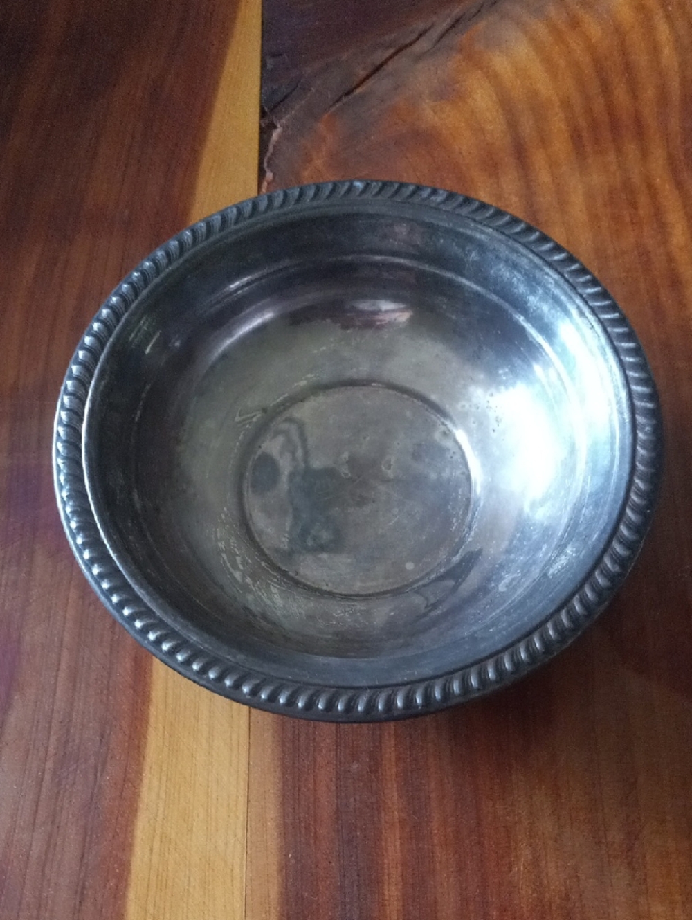 Vintage FB Rogers Silver-plated Decorative Metal Bowl 6"